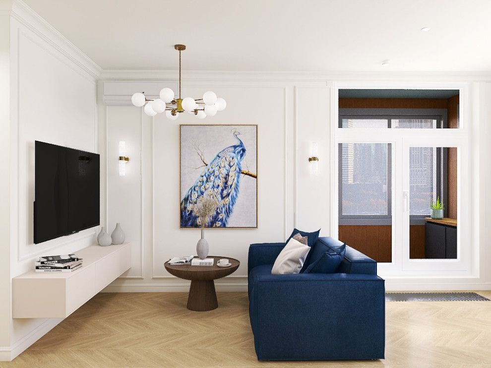 Кухня-гостиная в стиле Современная классика