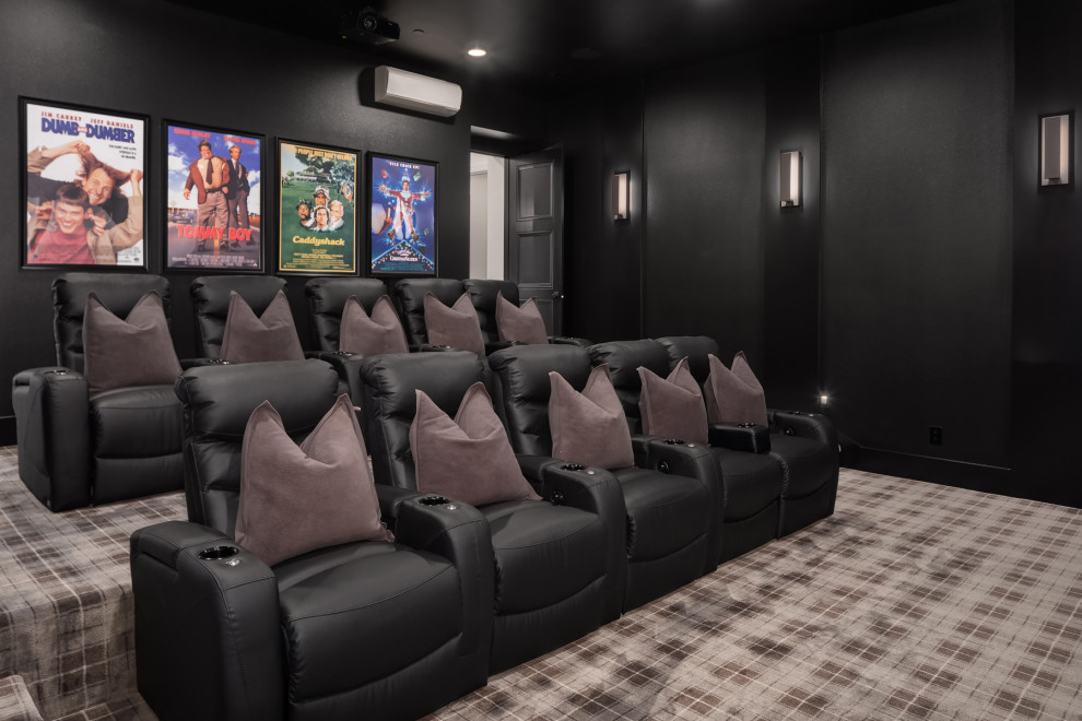 Silver Spurs - Transitional - Home Theater - Seattle - by Enfort Homes ...