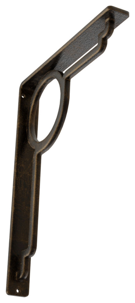 Maria Wrought Iron Bracket, 1 1/2