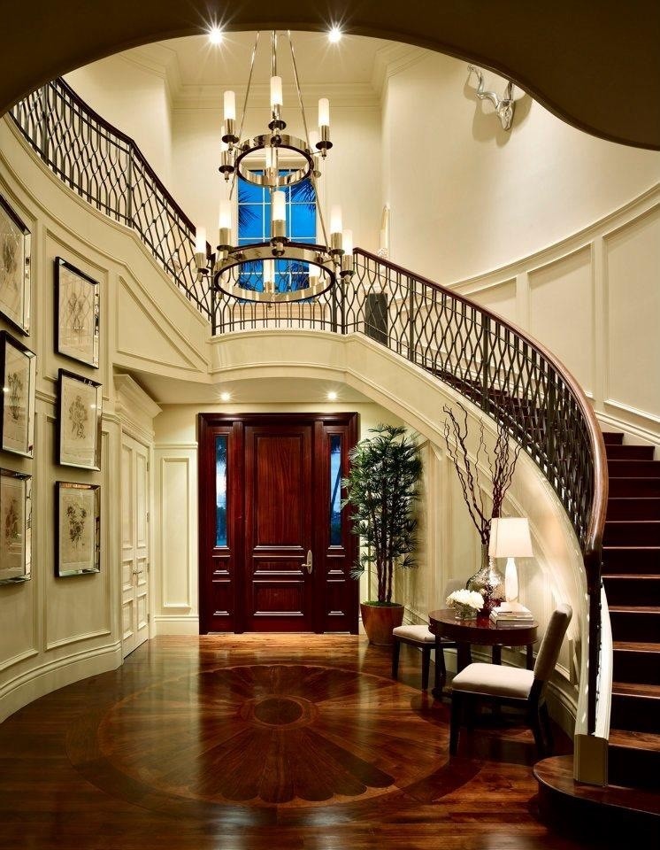 This is an example of a traditional entryway in Houston.