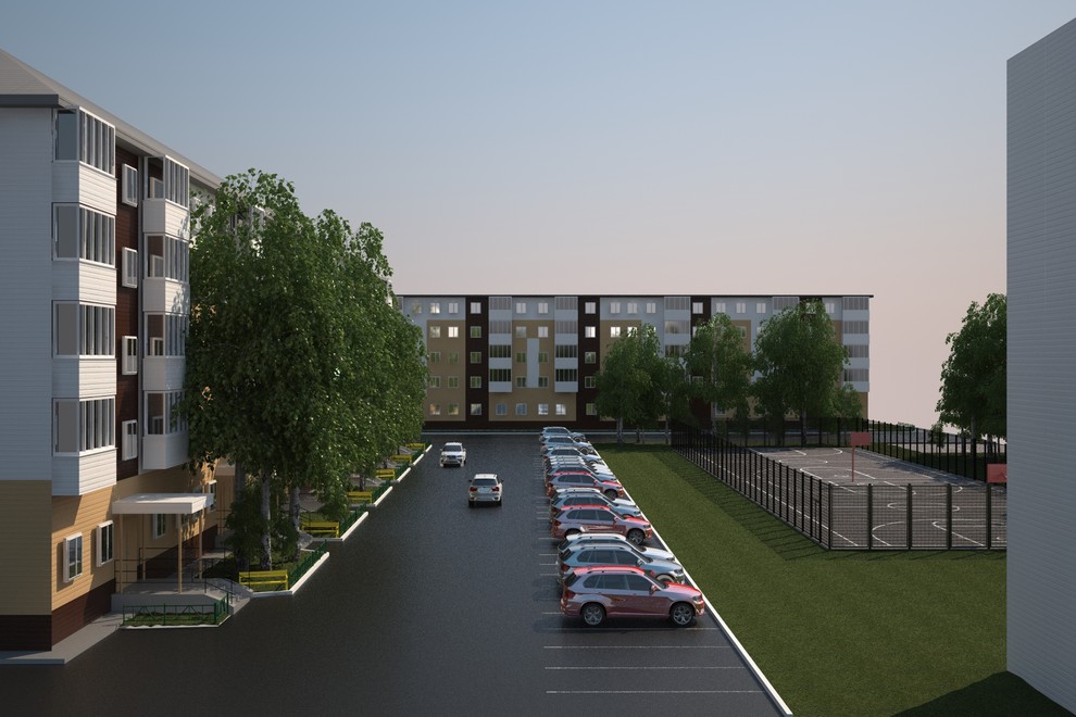 Дизайн благоустройства дворовой территории