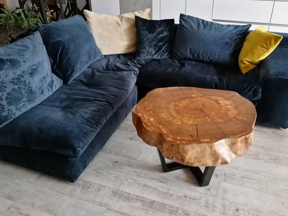 Журнальный стол из слэба карагача