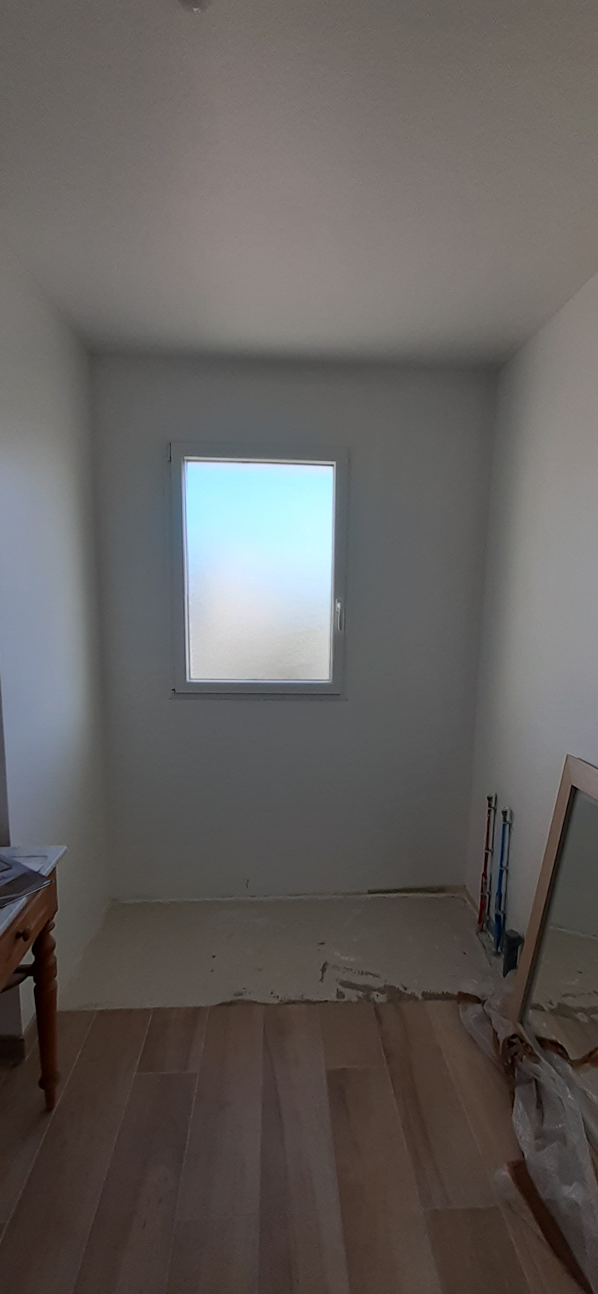 Création salle de bain d'amis dans une maison d'architecte.Région parisienne