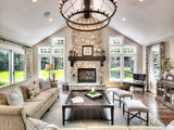 Traditional Living Room by L Marie Interior Design