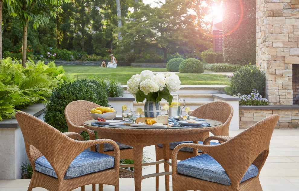 Patio - coastal patio idea in New York
