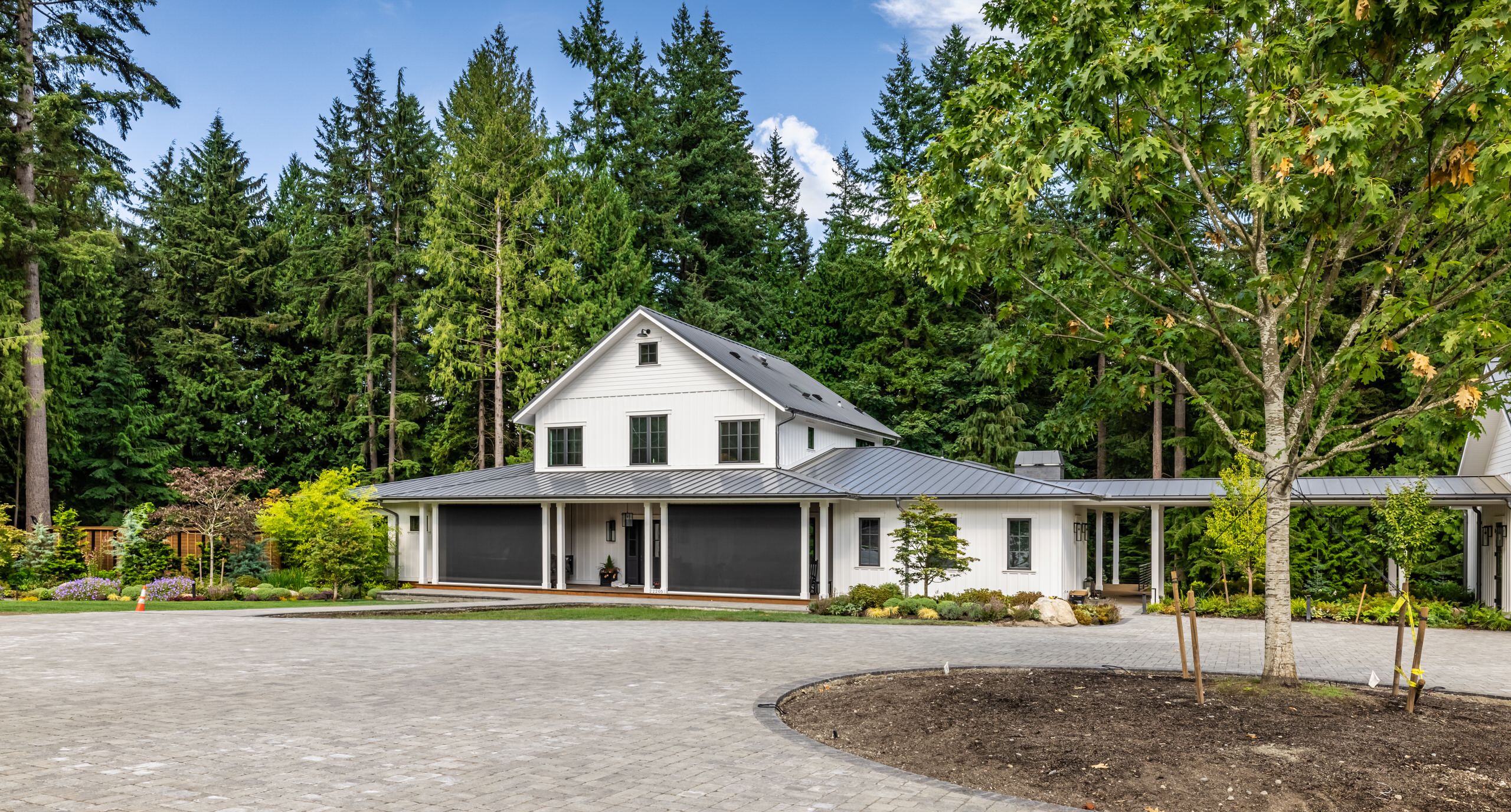 Pre-Landscape Roundabout to House