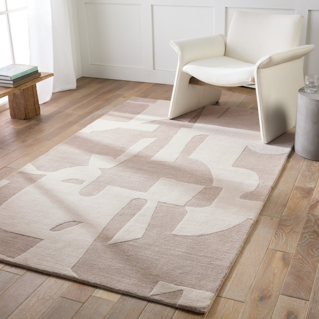 Jaipur Living Noverre Handmade Abstract Area Rug, 9'x12' - Contemporary ...