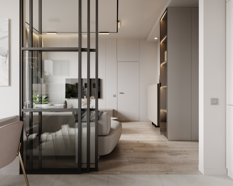 Интерьер гостиной - функциональный минимализм