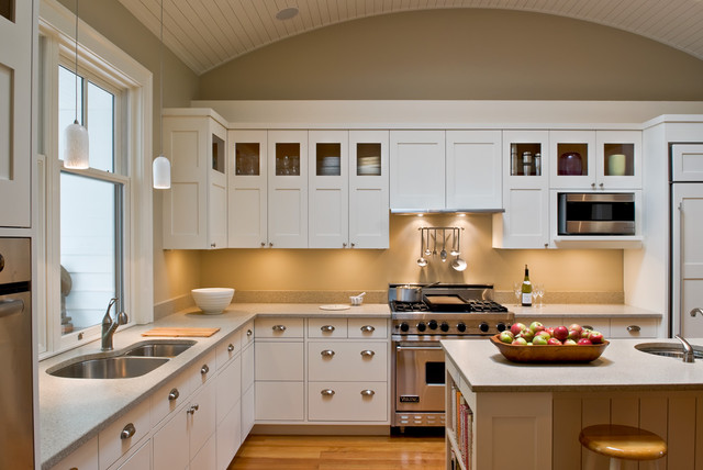 Kitchen Farmhouse Kitchen Portland Maine By Whitten Architects