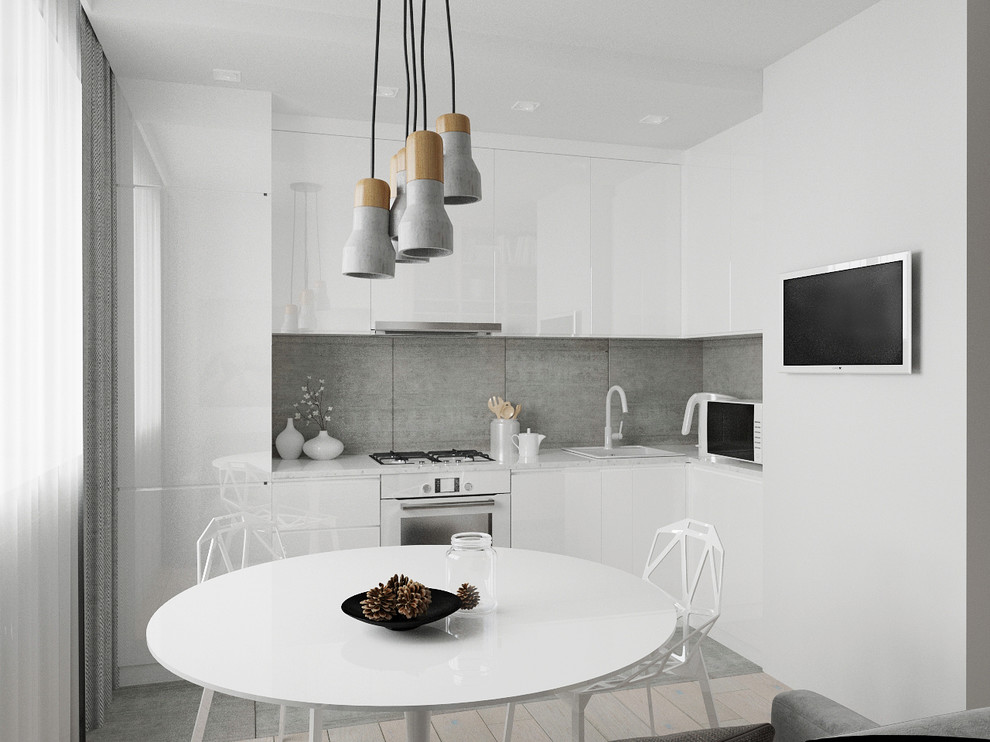 Светлая кухня