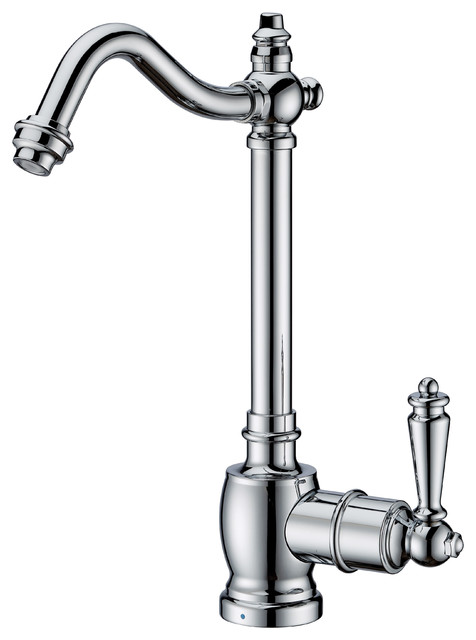 Whitehaus WHFH-C1006-C Chrome Cold Water Faucet With Traditional Spout