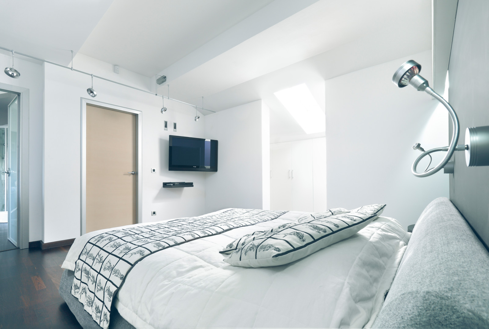 Спальня на мансарде в Перми