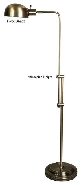 Stylecraft L715 Adjule Pharmacy Floor Lamp By Lighting Front Stylecraft L71511ds Adjule Pharmacy Floor Lamp Antique Brass Finish