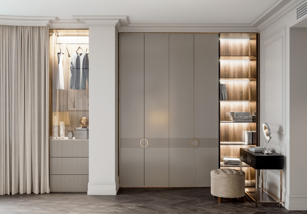 Светлая квартира в стиле неоклассика