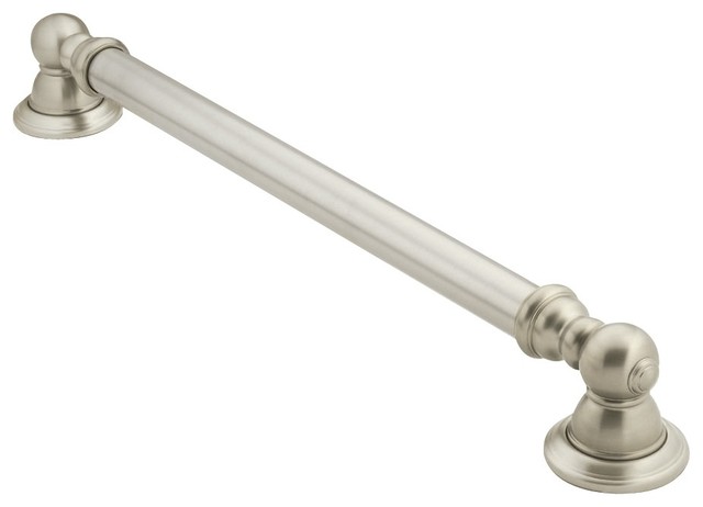 Kingsley 18 Designer Grab Bar Traditional Grab Bars By The