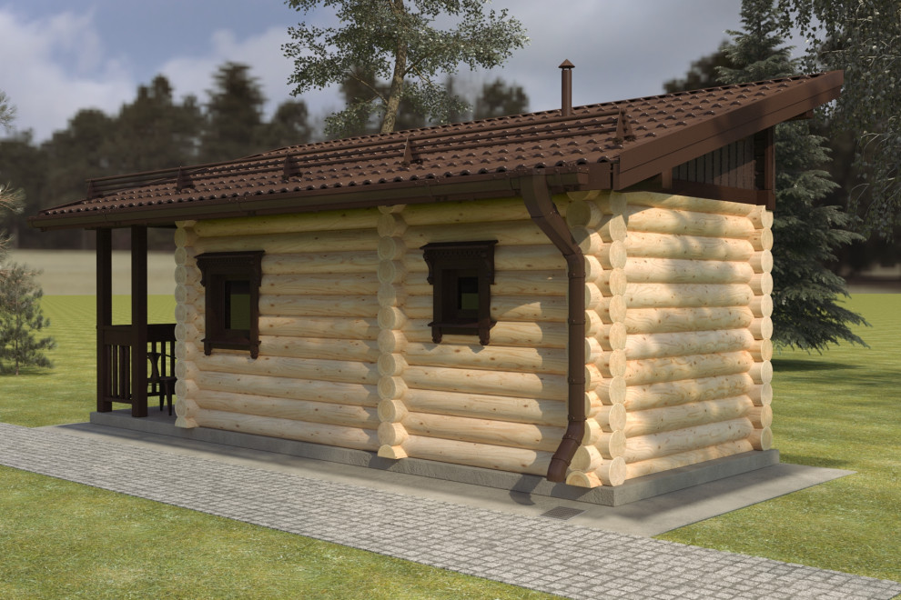 Баня - хозблок