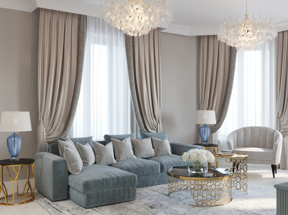 Визуализация гостиной