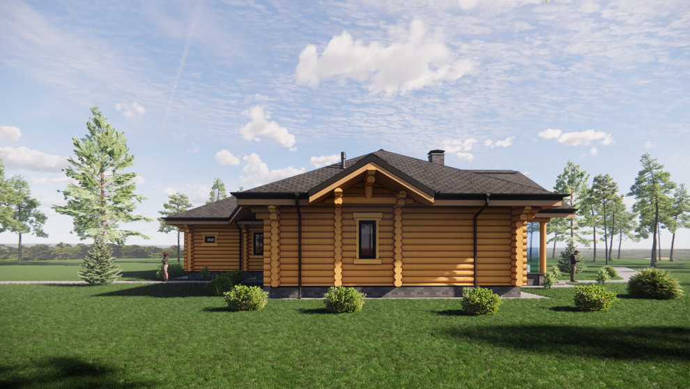 Дом из бревна п. Софрино г. Москва