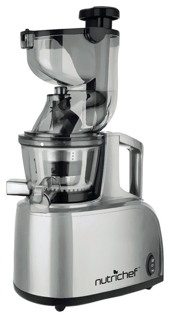 Shop Houzz NUTRICHEF Countertop Masticating Slow Juicer and Drink Maker - Juicers