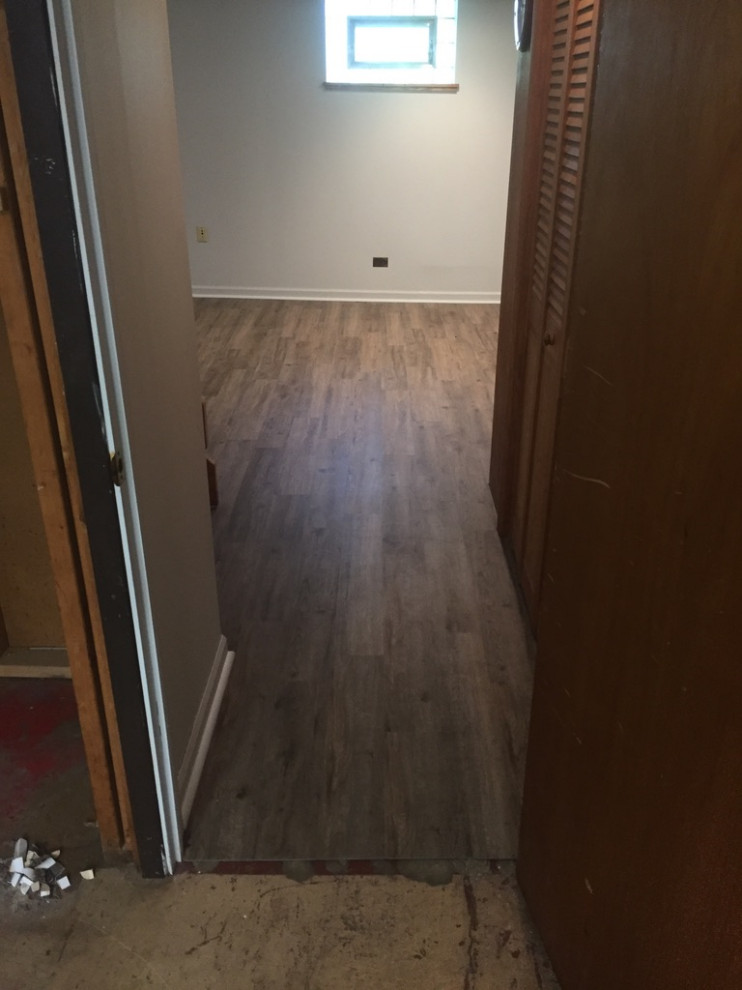 After - Dark Basement Transformation