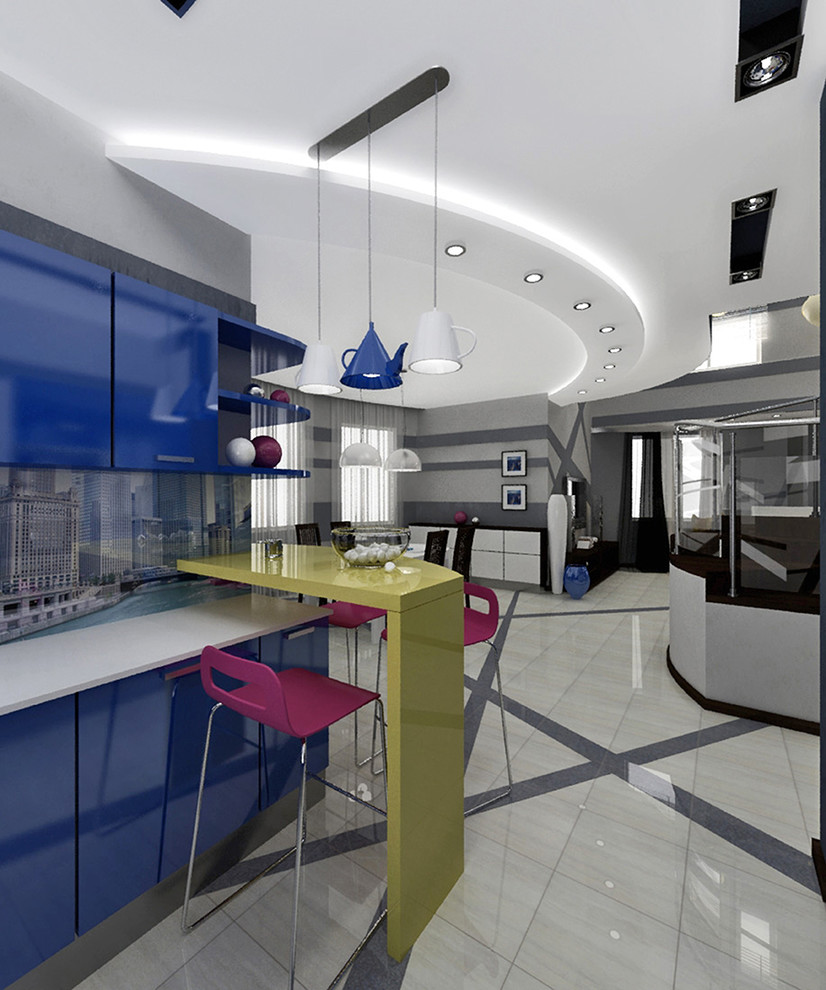 Вид из кухонной зоны