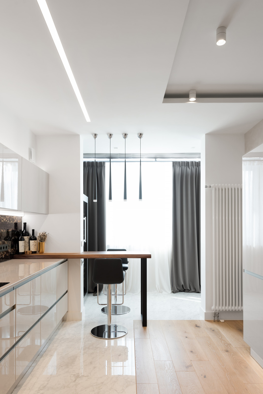 Текстиль в Апартаменты для прогрессивной семейной пары