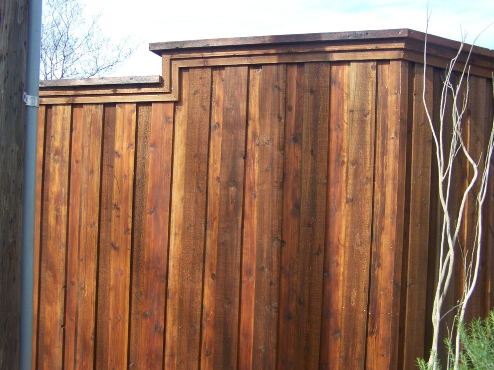 Decorative Flat Arch Board on Board Fence Plano TX - Dallas - by Texas ...