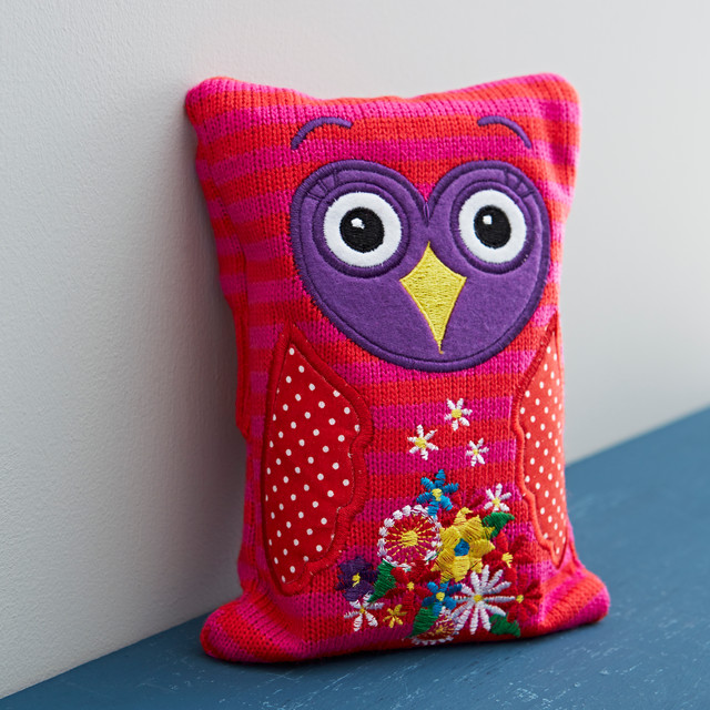 owl cosy cushion