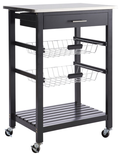 Cookies Kitchen Trolley, Black