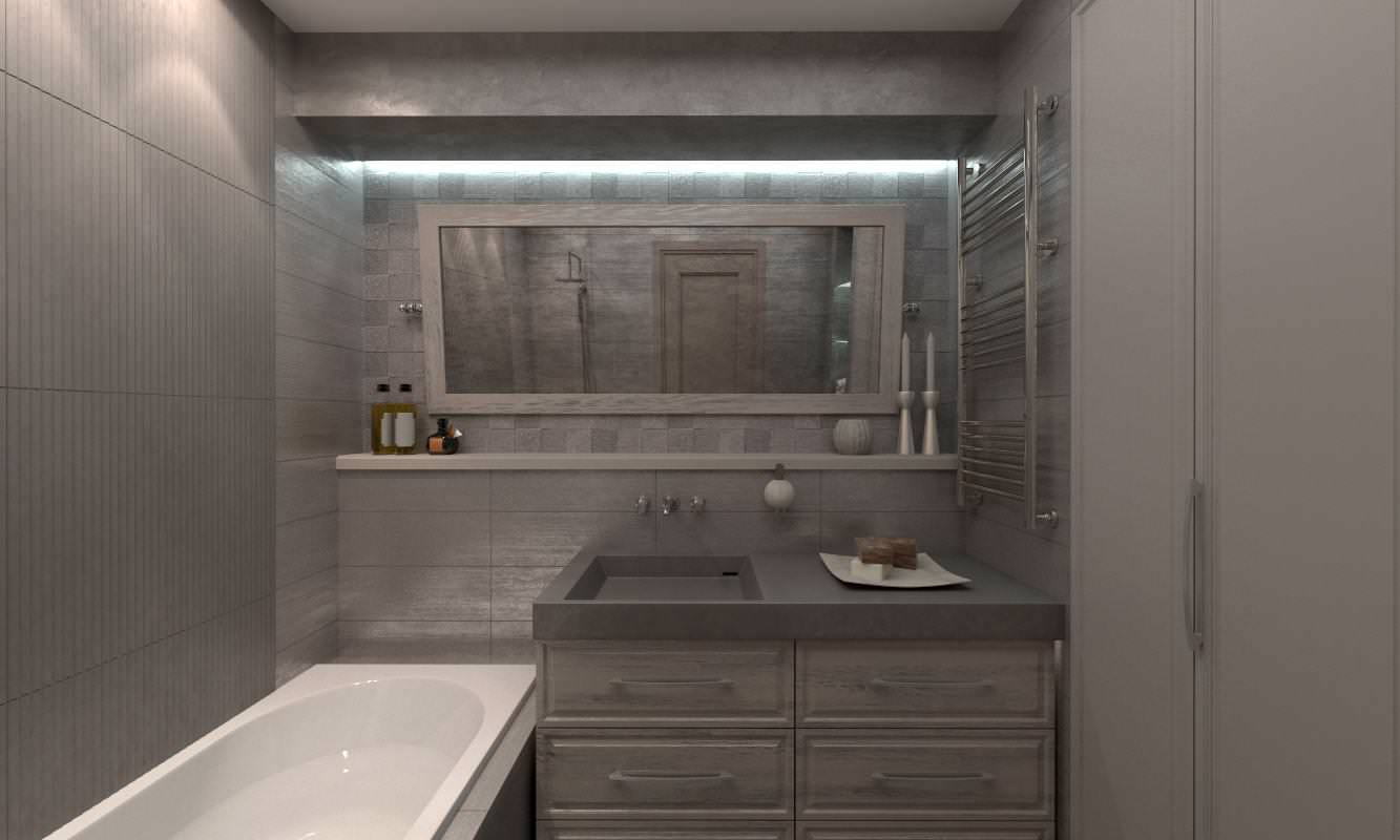 Проект квартиры "Капучино и МОРЕ"