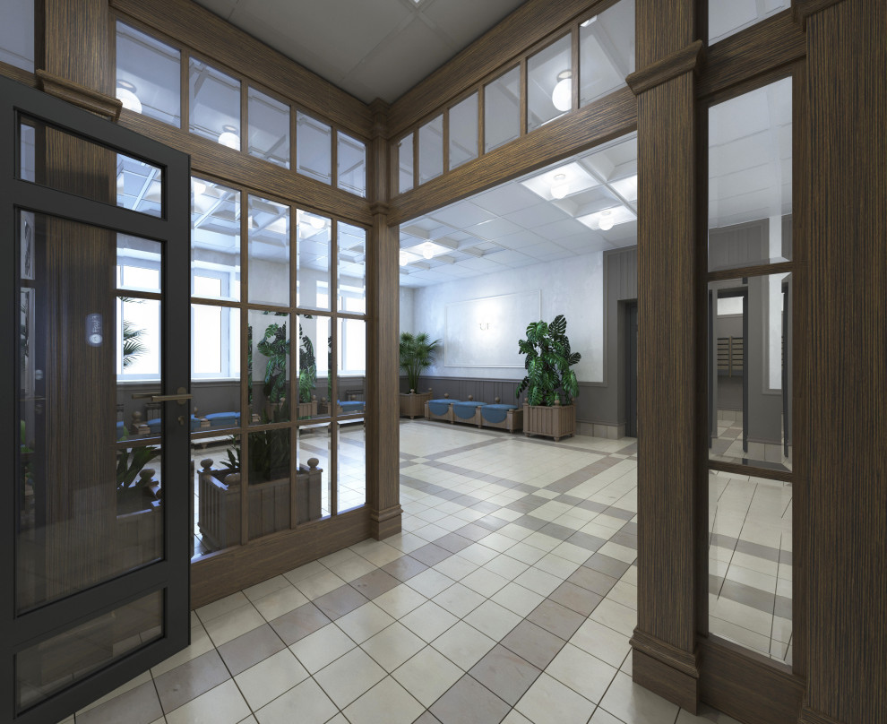 Интерьеры МОП, ЖК "БУЛГАКОВ", СК "СТРИЖИ"