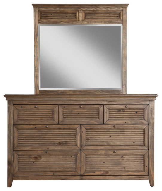 Remington Mirror Contemporary Wall Mirrors by Virventures Houzz