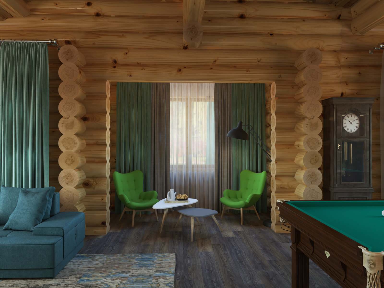 Деревянный дом на Новой Риге