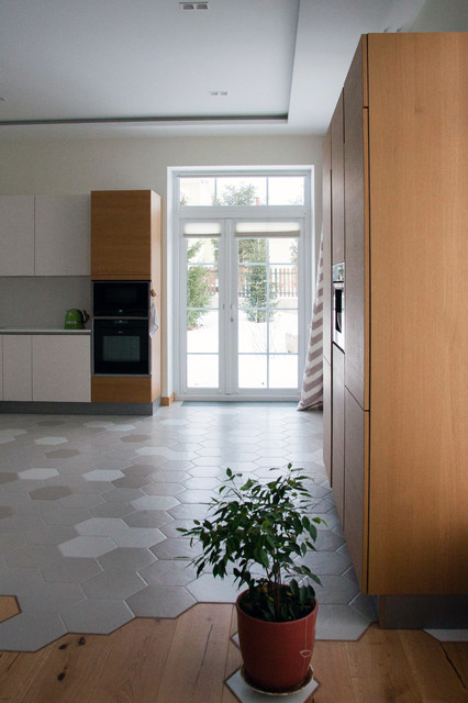 Интерьер частного дома contemporary-kitchen