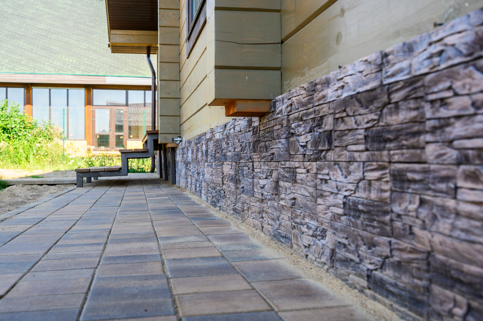 Отделка дома из бруса