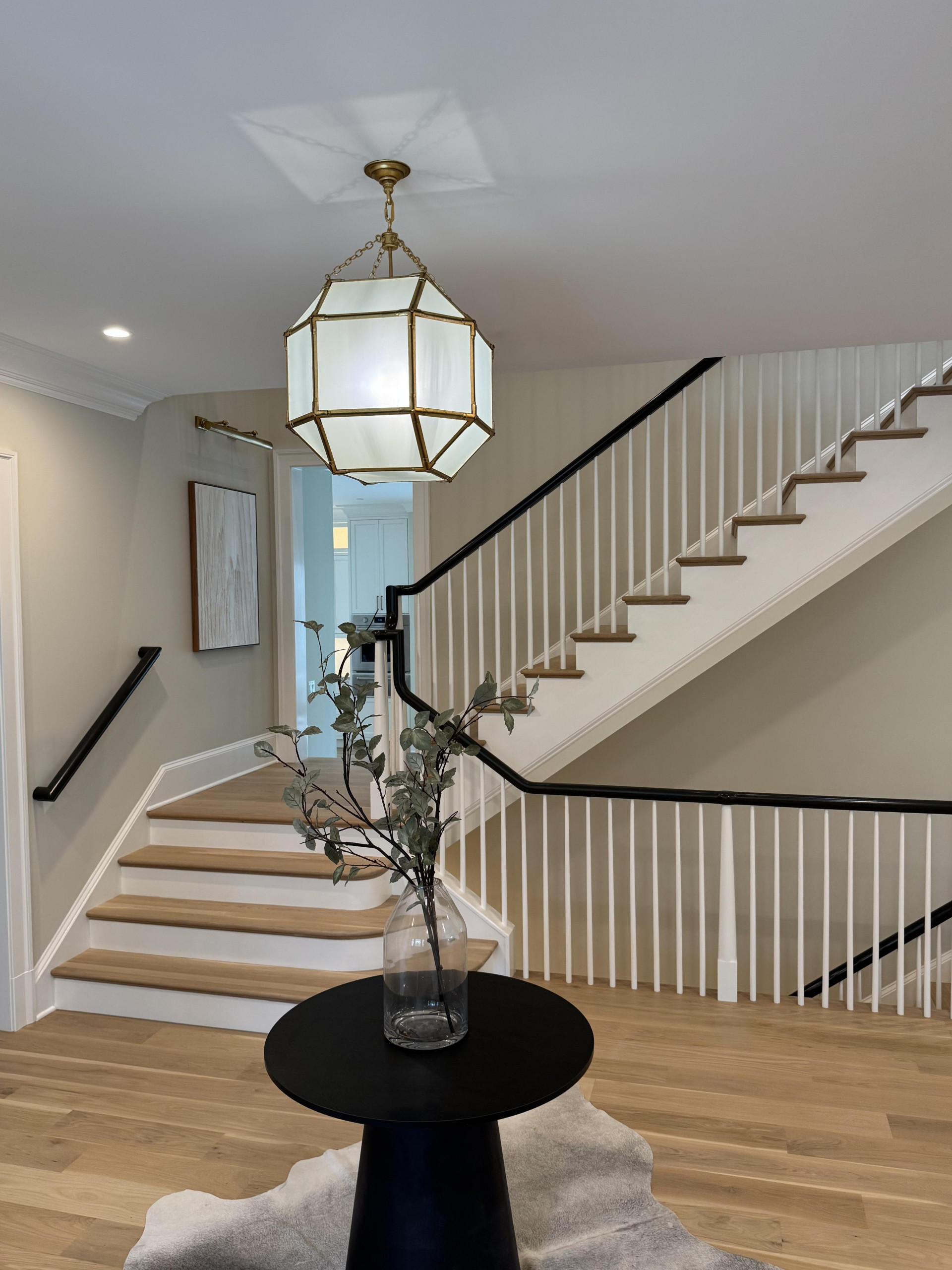 138_Elegant Double Bullnose Entry Stair, Bethesda, MD 20814