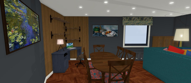 Boutique Penthouse contemporary-living-room