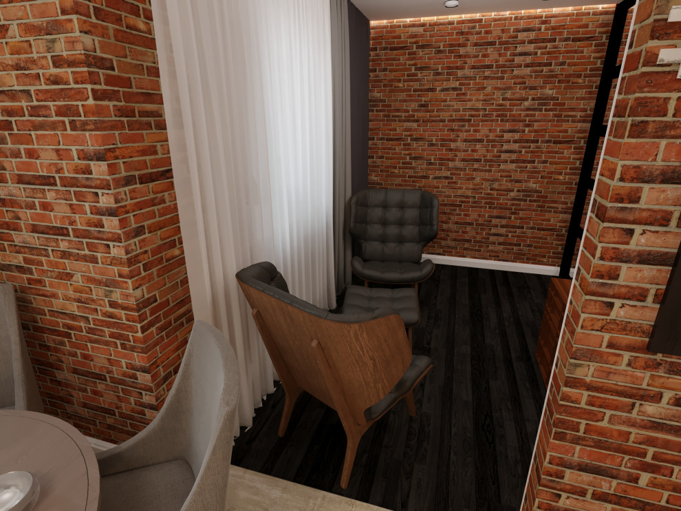 Дизайн проект квартиры студии