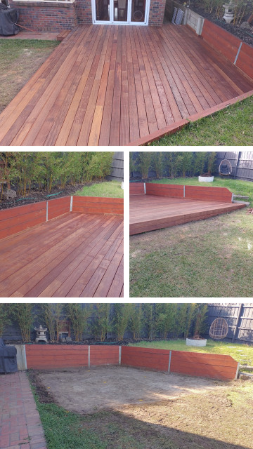 Endevour Hills Merbau deck contemporary-traedaeck