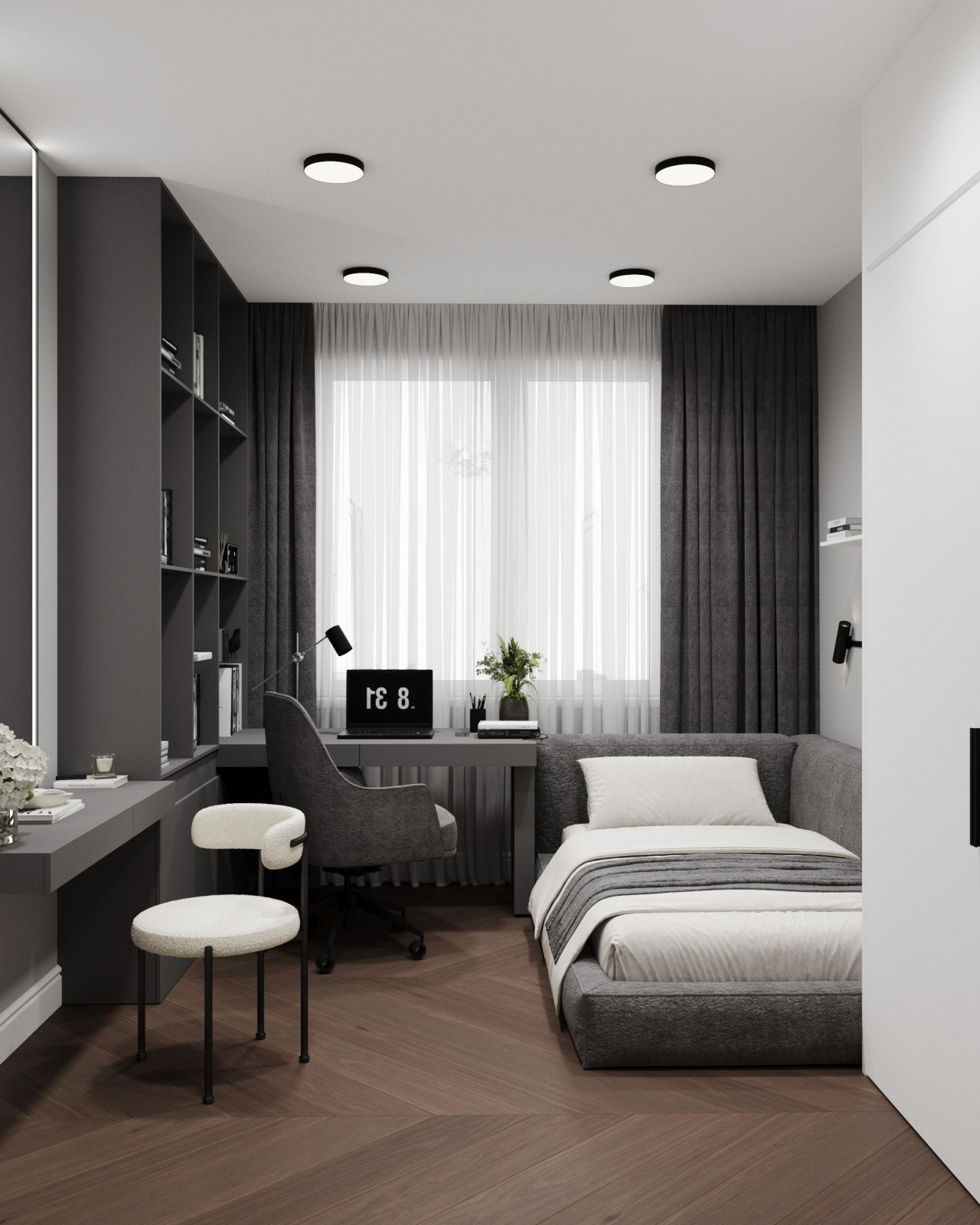 Квартира 90м2 в Краснодаре в стиле неоклассика