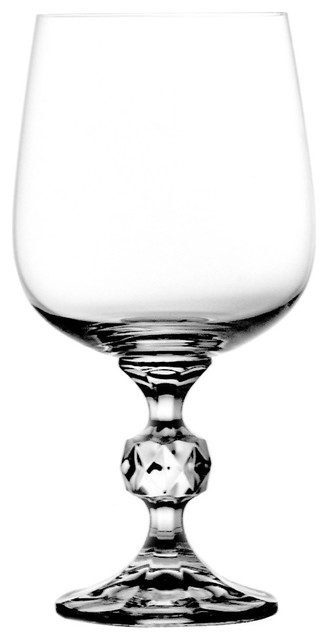 Orb Lead Crystal Red Wine Glasses, Set of 6