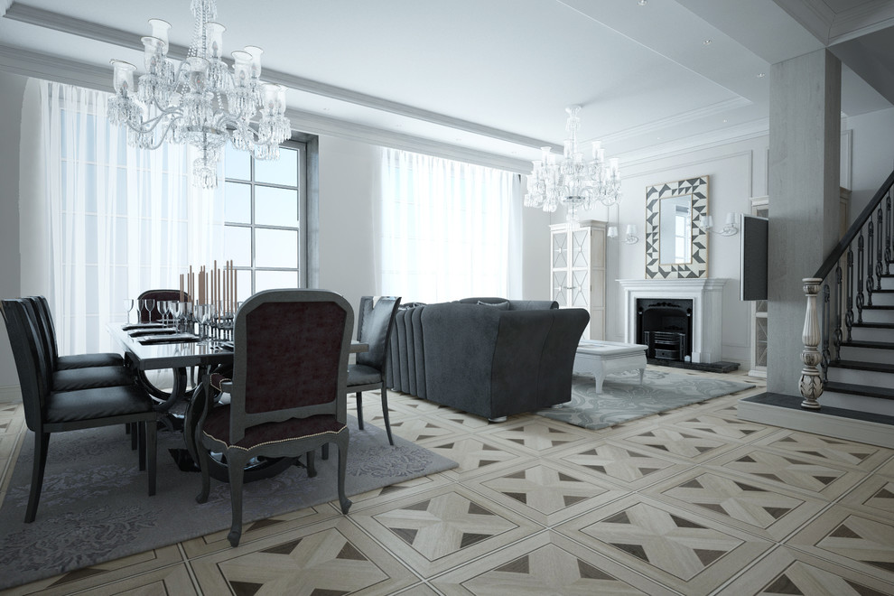 Интерьер таунхауса в Москве.