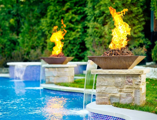 Water Features & Fire Features contemporary-pool
