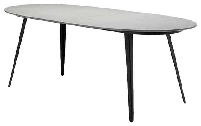 83 Gray Conference Table Or Executive Desk With Epoxy Cement Top
