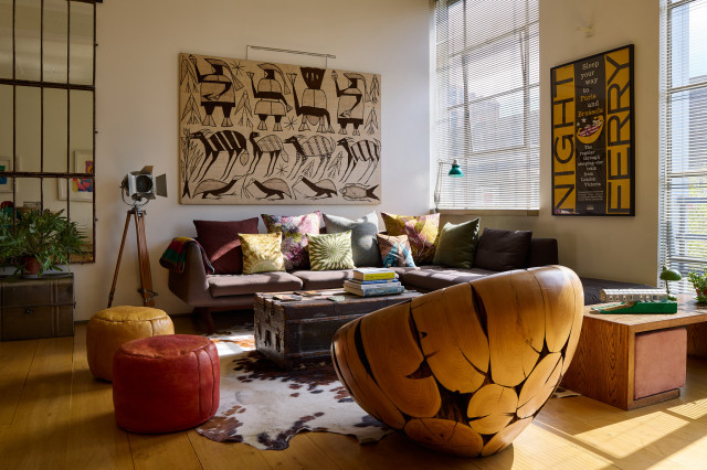 LOFT APARTMENT IN WESTMINSTER eklektisk-dagligstue