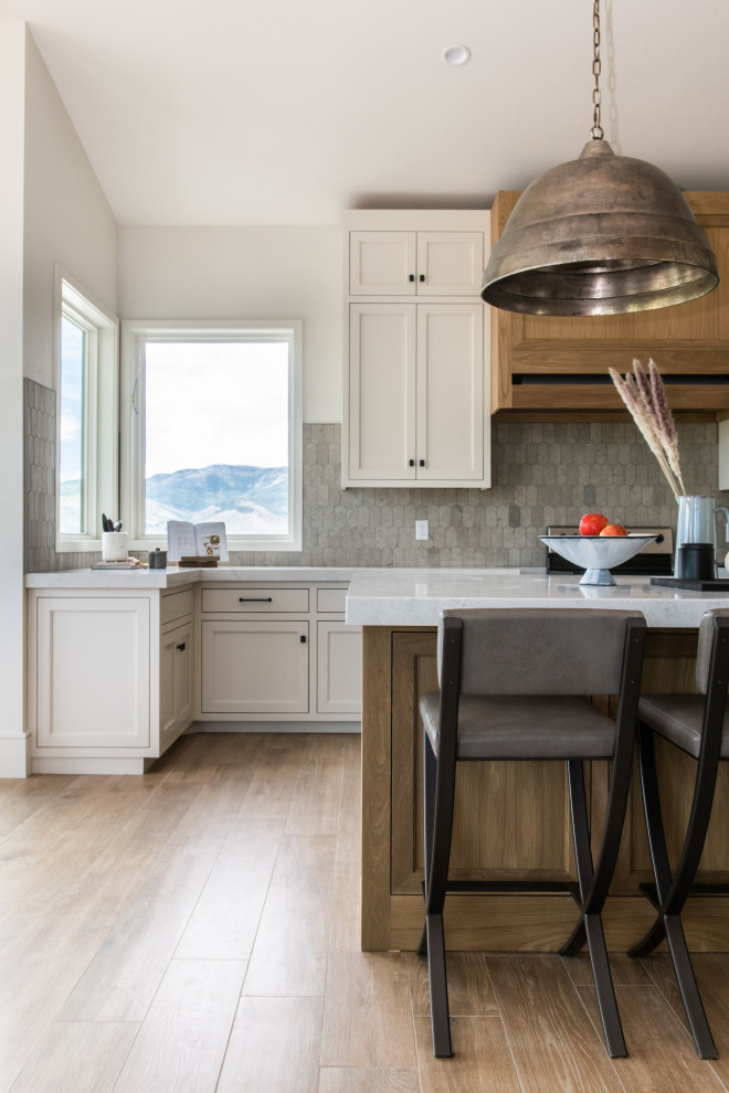 Wispering Woods Transitional Kitchen Salt Lake City by GOAT