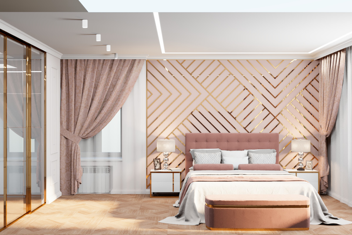 Проект интерьера двухэтажного дома