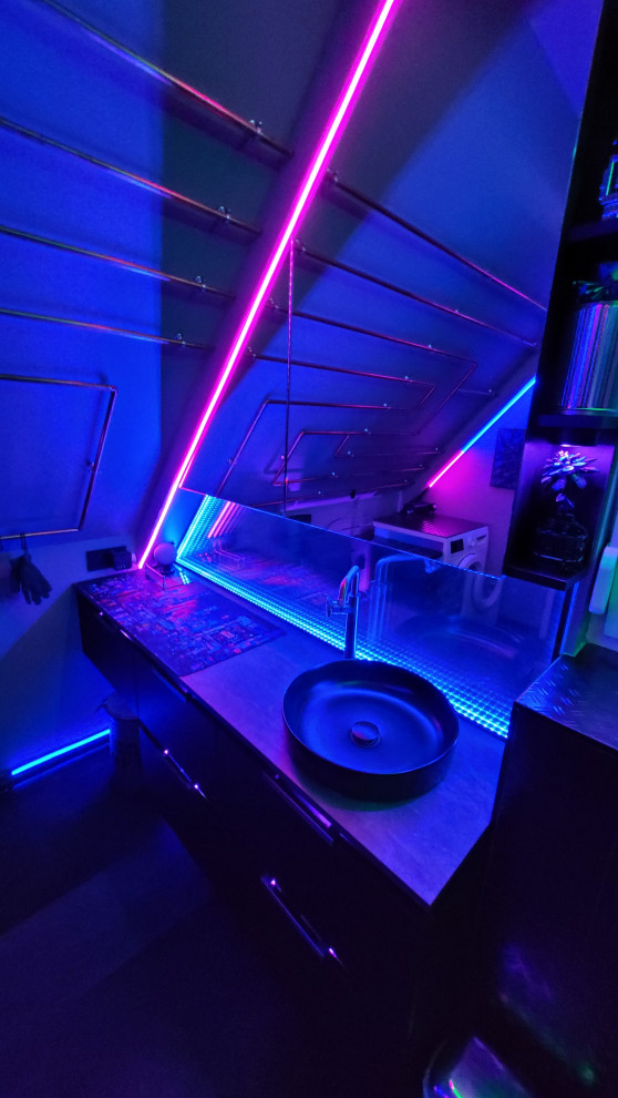 Salle de bain CYBER punk