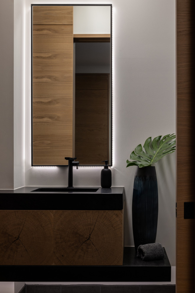Overland Park Custom - Contemporary - Powder Room - Kansas City - by ...