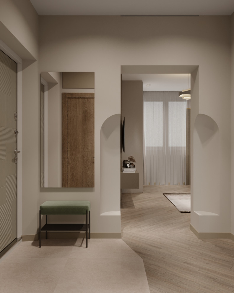 Современный дизайн-проект в пастельных тонах